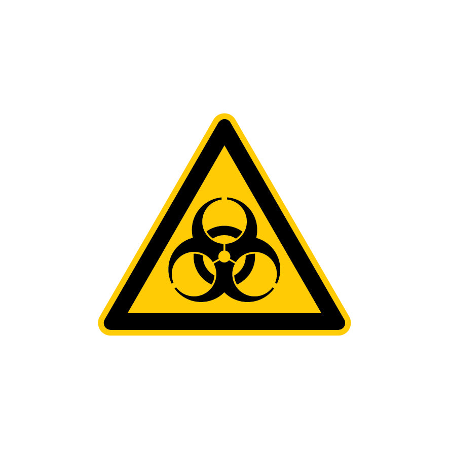 6.W-006 Warnung vor Biogefährdung, Warnzeichen, ISO