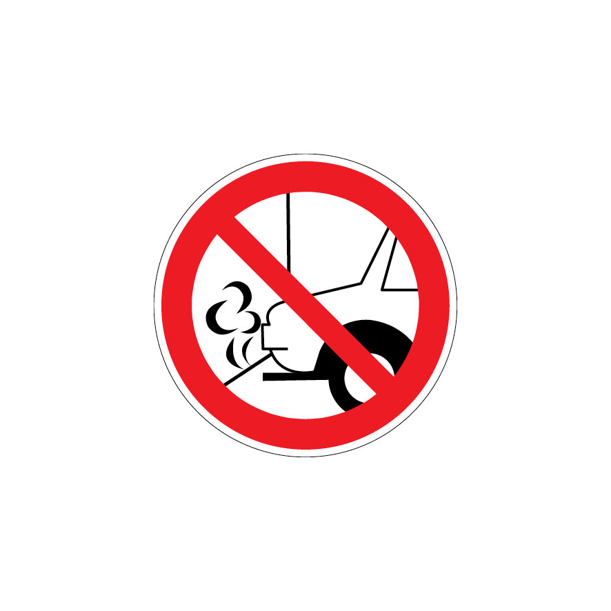 6.V-936 Verbot mit dem Auspuff zur Wand zu parkieren, Verbotszeichen, Praxisbewährt
