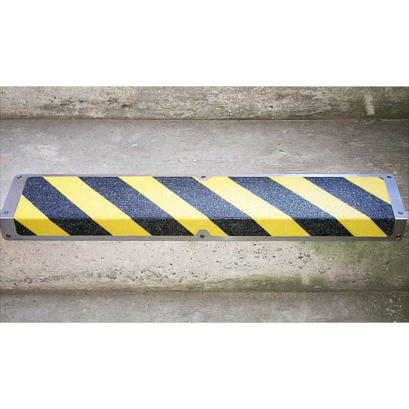 Antirutsch Treppkante Alu, Public 46 gelb 120x1000x45mm