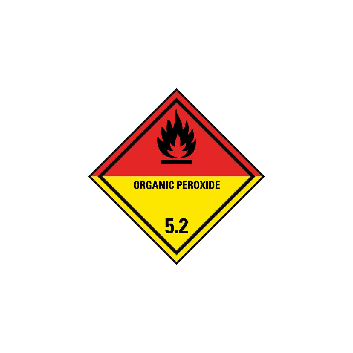 Gefahrgut Kl. 5.2, Organische Peroxide 5.0117.1, Oxidizing agent