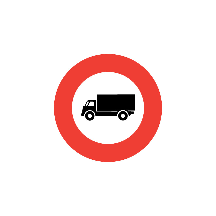 2.07 Verbot für Lastwagen, Vorschriftssignal