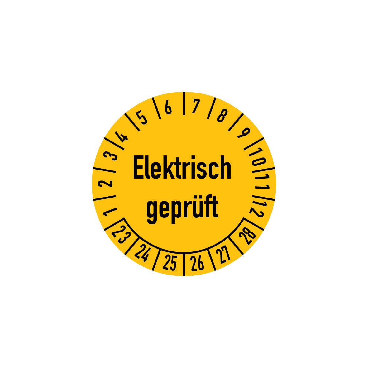 Prüfplakette, 4.P-237, Elektro