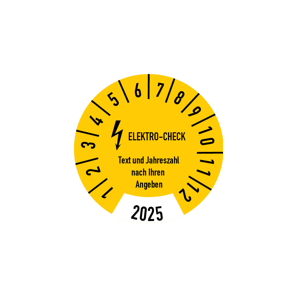 Prüfplakette, 4.P-232, Elektro