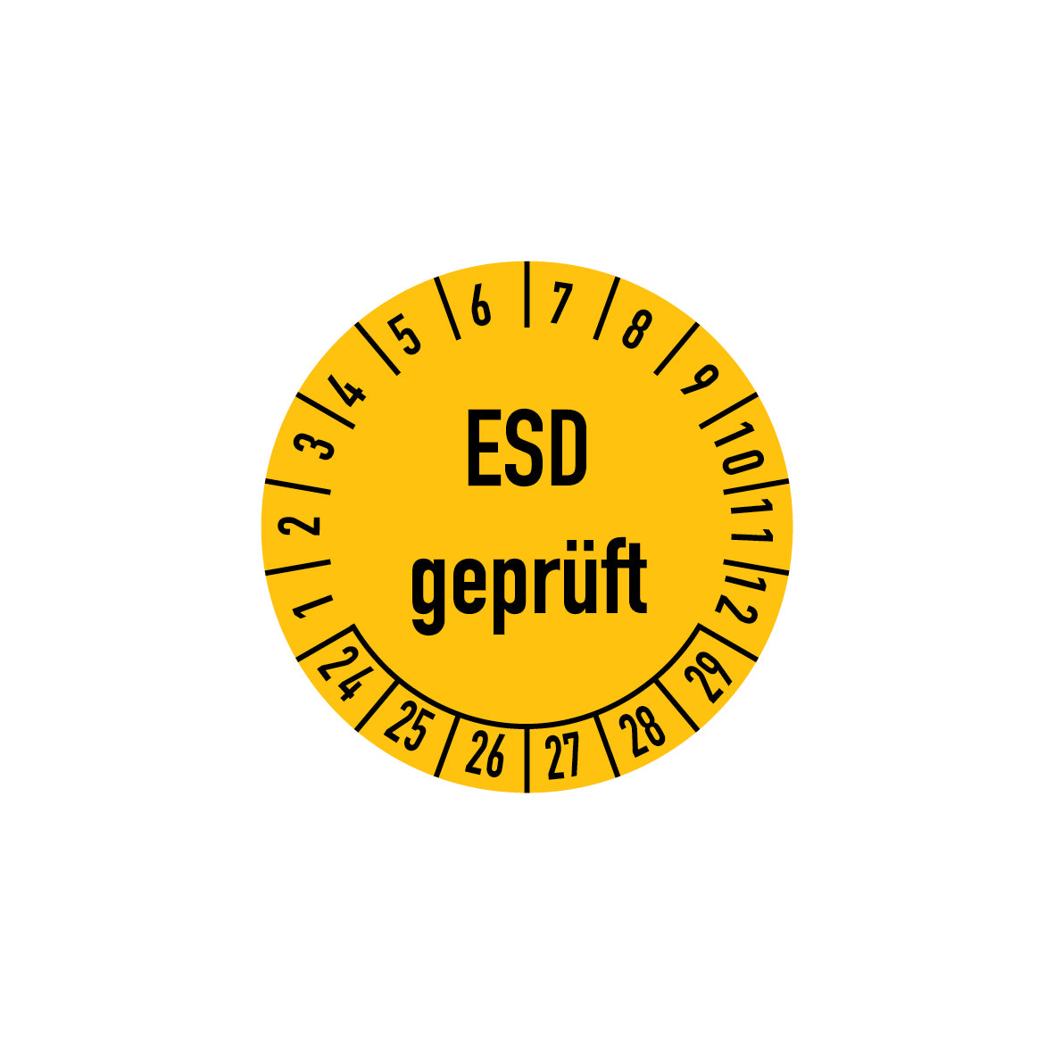 Prüfplakette, 4.P-267, Elektro