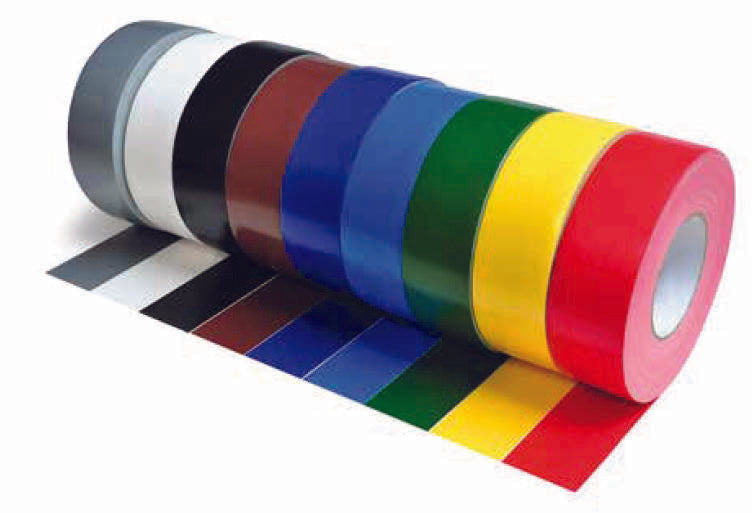 Gewebeklebeband, 50 m x 50 mm, schwarz