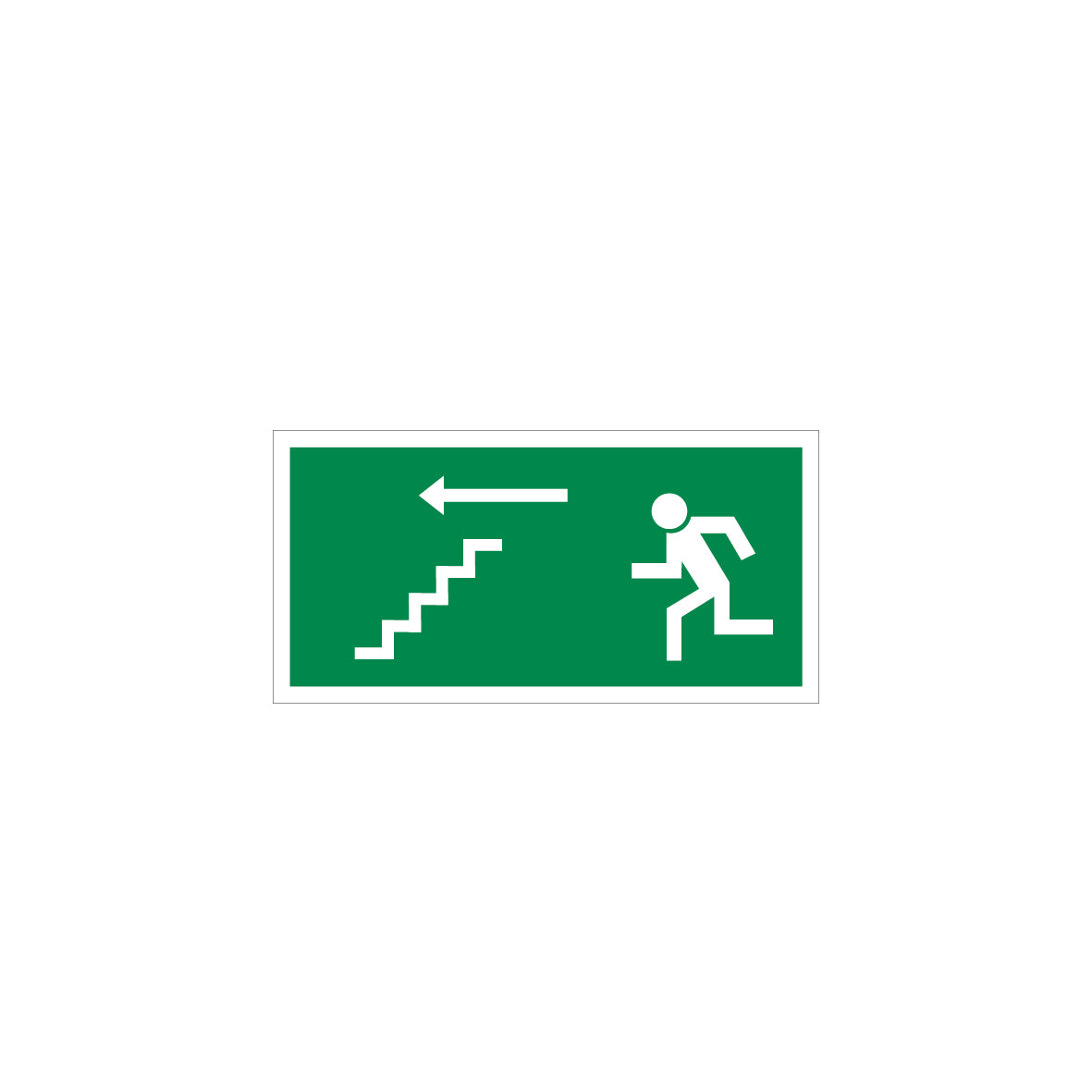 6.R-922 Notausgang Treppe, Rettungszeichen, praxisbewährt