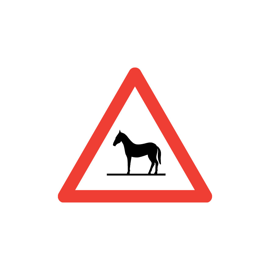 1.25a Tiere (Pferd), Gefahrensignal