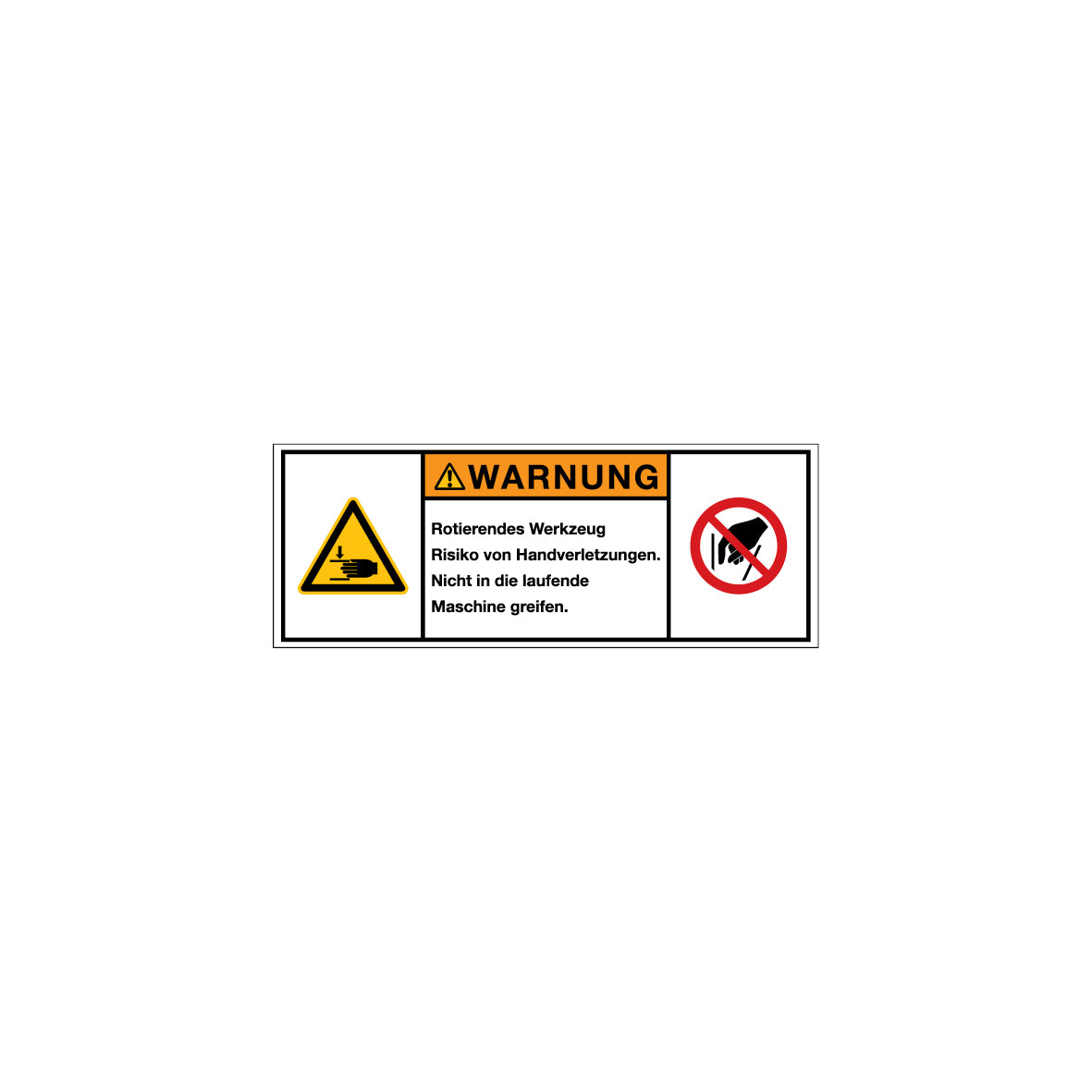 Warnzeichen DIN ISO 3864-2, 6.W-1201, FO-C