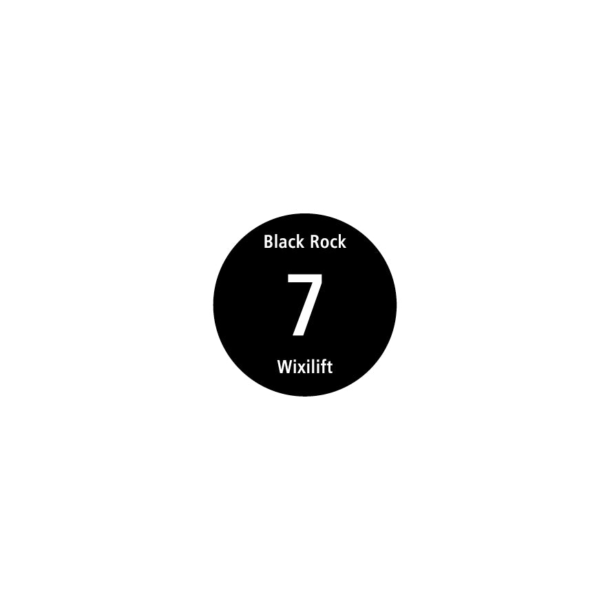 Pistenmarkierung, 1.0122, mit Text nach Wunsch oder Ihrem Logo, schwarz, ø 30 cm, Alu Composite 3 mm