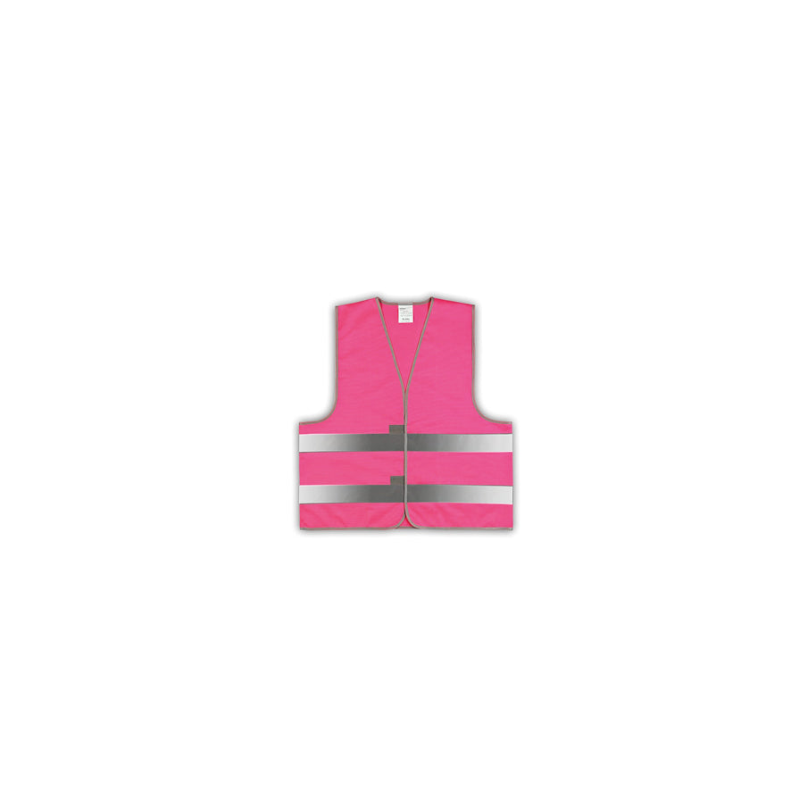 Warnweste Mesh, pink, Grössse XL/XXL (130 cm Umfang), EN 471, mit Klettverschluss
