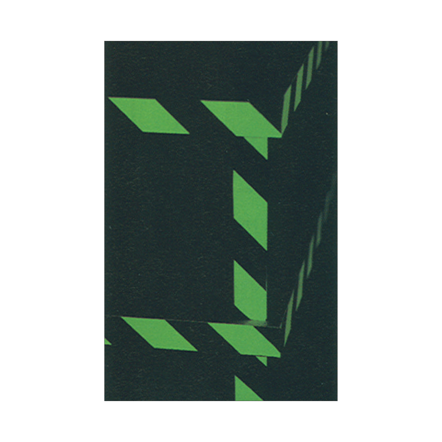 Folienklebebänder langnachleuchtend, PF, 6.0464, mit Fluchtweg, linksweisend, grün, 5 m x 5 cm