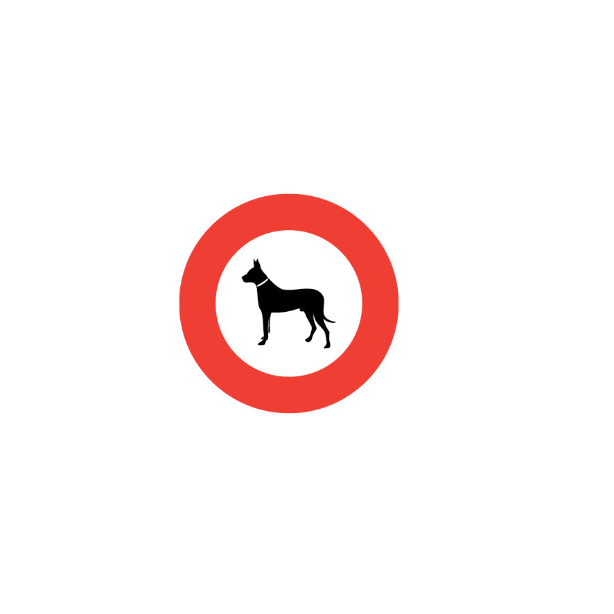 Hundeverbot 7.0010, ø 40 cm, EG