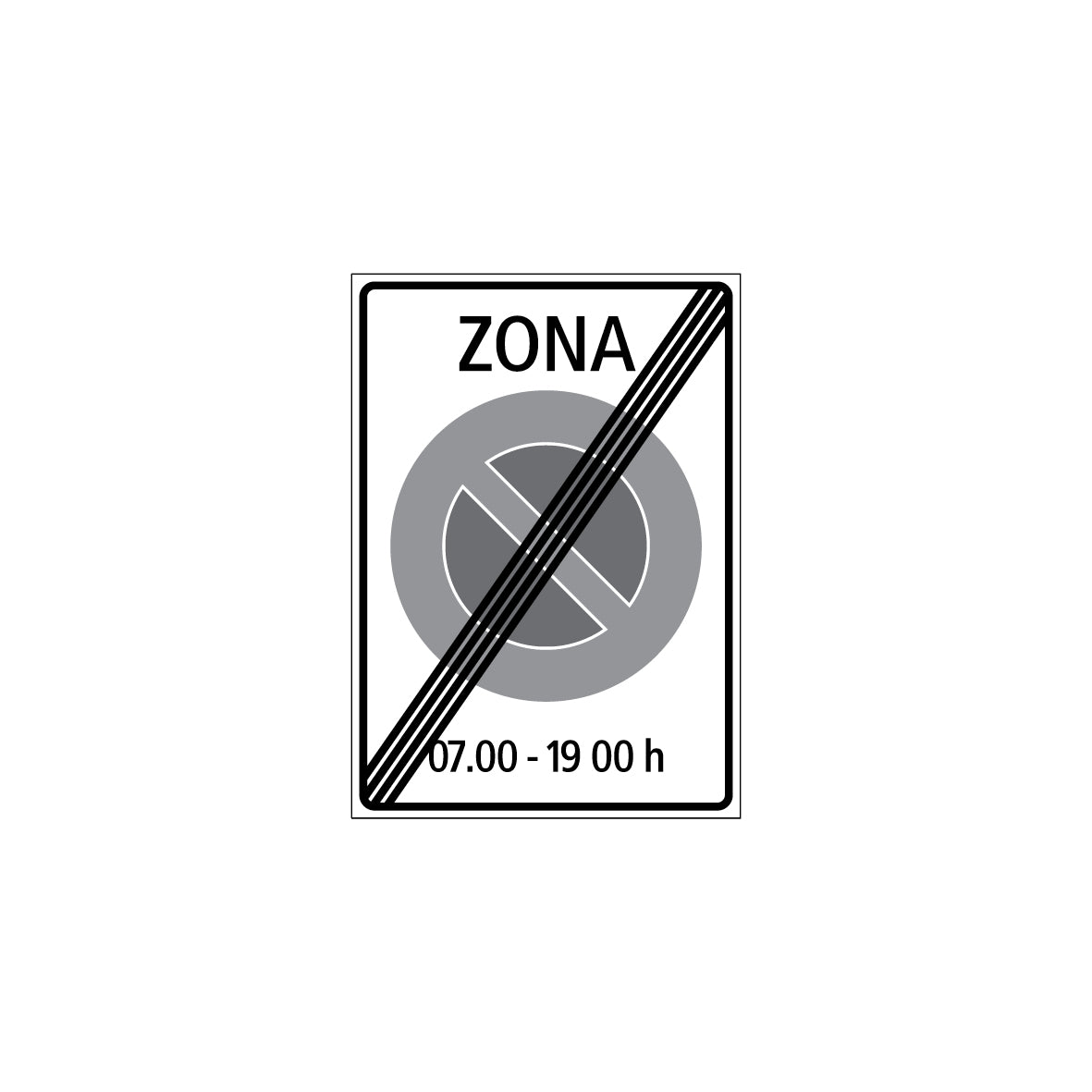 Zonensignal, Ende der Zone, 2.59.2e