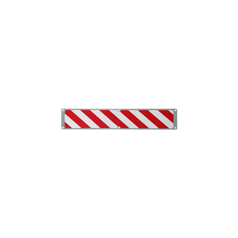 Antirutschplatte Alu Universal, rot/weiss 114x1000mm