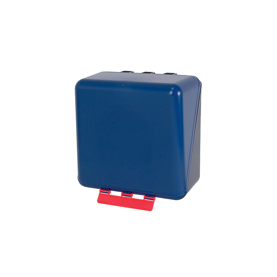 Schutzmittelboxen Midi, blau, Grösse 236 x 225 x 125 mm, ohne Kleber (ø 100 mm)