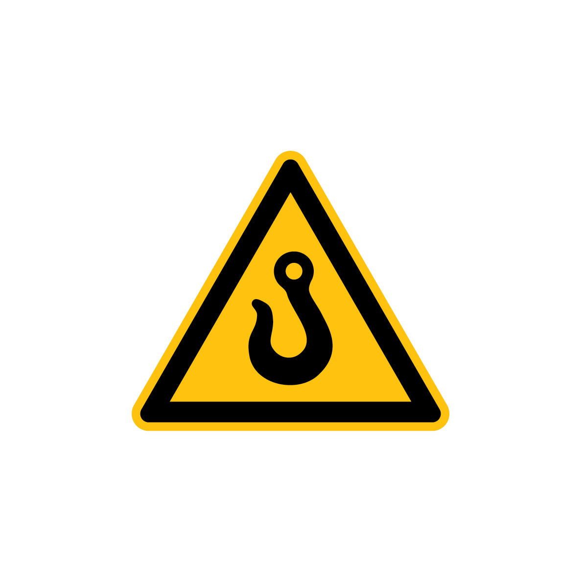 6.W-925 Warnung vor Kranhaken, Warnzeichen, Praxisbewährt